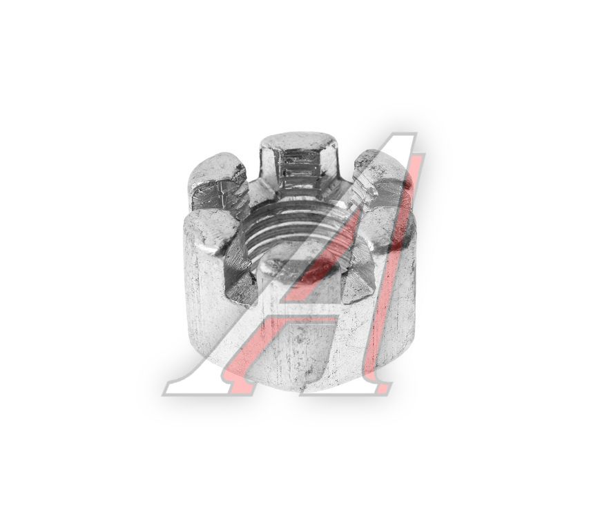 Изображение 1, 250870-П Гайка М14х1.5 прорезная болтов маховика двигателя ЗИЛ РААЗ