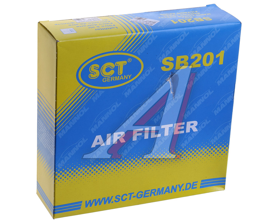 Изображение 2, SB201 Элемент фильтрующий ВАЗ-2108-2115, 2123i воздушный SCT MANNOL