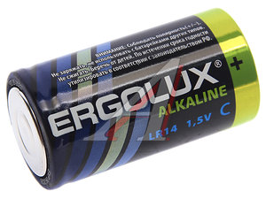 Изображение 1, LR14 BL-2 Батарейка C LR14 1.5V блистер 2шт. (цена за 1шт.) Alkaline ERGOLUX