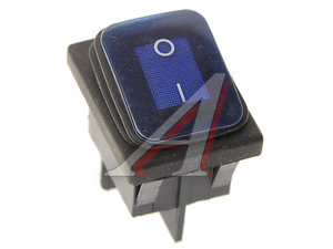 Изображение 1, Т2с Выключатель клавиша 2-х позиционный с подсветкой синий герметичный