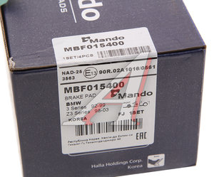 Изображение 4, MBF015400 Колодки тормозные BMW E36, E46, Z3, E36, Z4, E85 (98-) передние (4шт.) MANDO