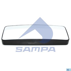 Изображение 5, 051.118 Элемент зеркальный DAF XF, CF MAN F2000 левый/правый с подогревом SAMPA