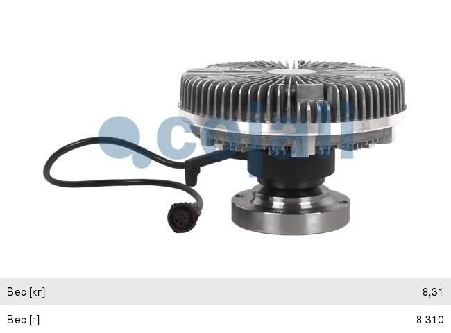 Изображение 1, 7023405 Вискомуфта RENAULT Premium, Kerax дв.DXI11 привода вентилятора (без крыльчатки) COJALI