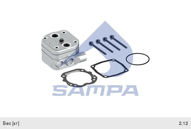 Изображение 1, 094.272 Ремкомплект MAN компрессора (головка, прокладки) SAMPA