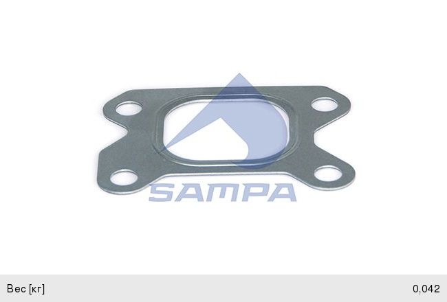 Изображение 1, 022.221 Прокладка MAN TGA коллектора выпускного дв.D2876 SAMPA