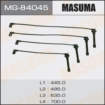 Изображение 1, MG-84045 Провод высоковольтный MITSUBISHI Carisma, Galant, Lancer комплект MASUMA
