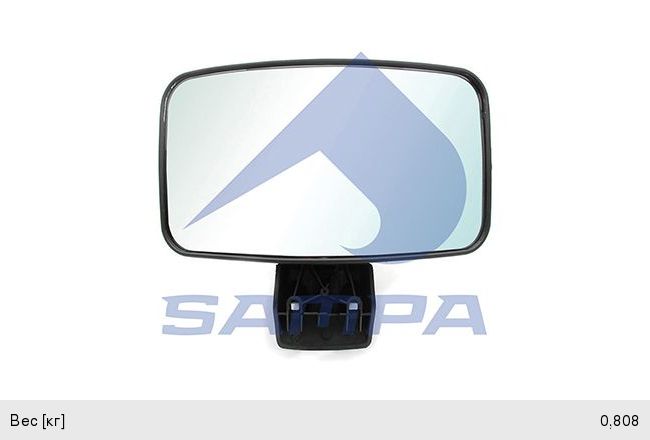 Изображение 1, 042.138 Зеркало боковое SCANIA P, R series бордюрное SAMPA